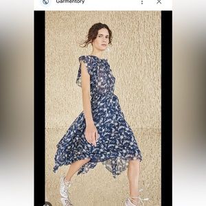 ULLA JOHNSON azure dress size 0. Worn twice. Good condition. Don’t need